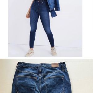 Madewell Curvy High Waist Skinny Jeans size 31